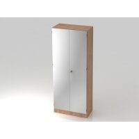 Schrank 5OH mit Sockelbl. SG Nussbaum/Si gallery