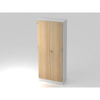 Schrank 5OH mit Sockelbl. SG Weiß/ gallery