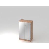 Schrank 3OH mit Sockelbl. SG Nussbaum/Si gallery