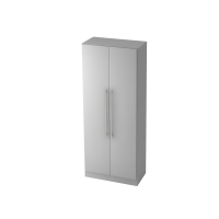 Schrank 5OH mit Sockelbl. RE Grau/Grau gallery