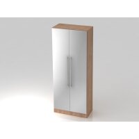 Schrank 5OH mit Sockelbl. RE Nussbaum/Si gallery