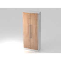 Schrank 5OH mit Sockelbl. RE Weiß/ gallery