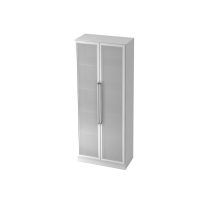 Glastürenschrank 5OH, SO-Bl. CE Wei&szli