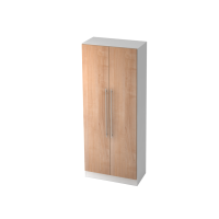 Garderobenschrank 5OH,SO-Bl. RE Weiß/Nu