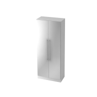 Garderobenschrank 5OH,SO-Bl. RE Weiß/Si