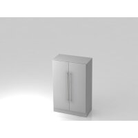 Schrank 3OH mit Sockelbl. RE Grau/Grau gallery