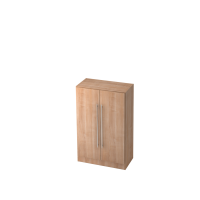Schrank 3OH mit Sockelbl. RE Nussb./Nussb.