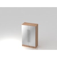 Schrank 3OH mit Sockelbl. RE Nussbaum/Si gallery