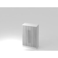 Schrank 3OH mit Sockelbl. RE Weiß/ gallery