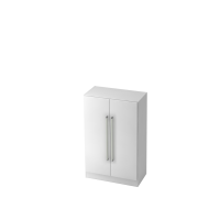 Schrank 3OH mit Sockelbl. CE Wei&szlig;/Wei&szlig;