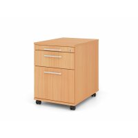 Rollcontainer 58cm,1Schub,1HR,Schl.RE Bu gallery