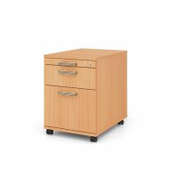 Rollcontainer 58cm,1Schub,1HR,Schl.SG Bu gallery