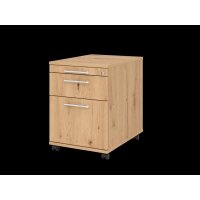 Rollcontainer 58cm,1Schub,1HR,Schl.RE Asteich