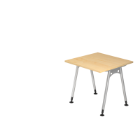 Schreibtisch A-Fuß 80x80 Ahorn