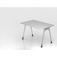 Schreibtisch A-Fuß 120x80cm Grau gallery