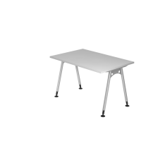 Schreibtisch A-Fuß 120x80cm Grau