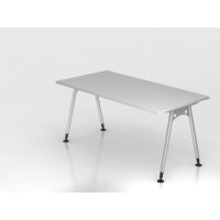Schreibtisch A-Fuß 160x80cm Grau gallery