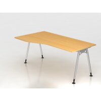 Schreibtisch A-Fuß 180x100/80cm Bu gallery
