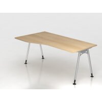 Schreibtisch A-Fuß 180x100/80cm Ei gallery