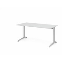 Schreibtisch C-Fuß 160x80cm Grau gallery
