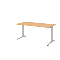 Schreibtisch C-Fuß 160x80cm Buche