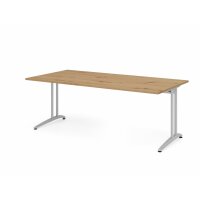 Schreibtisch C-Fuß 200x100cm Astei gallery