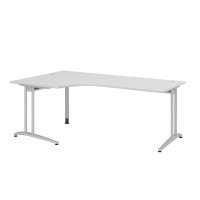 Winkeltisch C-Fuß 200x120cm 90&deg gallery