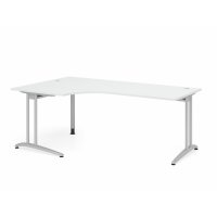 Winkeltisch C-Fuß 200x120cm 90&deg gallery