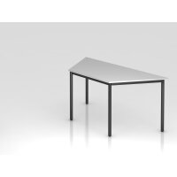 Trapeztisch Rundfuß 160x69cm Grau/ gallery