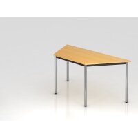 Trapeztisch Rundfuß 160x69cm Buche gallery