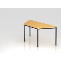 Trapeztisch Rundfuß 160x69cm Buche gallery