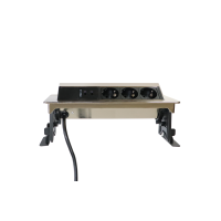 Steckdosenl. 3xStrom, 2xUSB, mit Fräsung