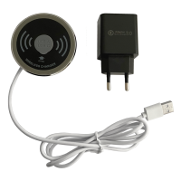 QI-Ladegerät mit AC/USB Adapter, mit Boh