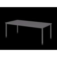 Schreibtisch 4Fuß-rd.200x100cm