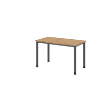 Schreibtisch 4Fu&szlig;-rd.120x67cm Asteiche/graphi