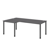 Winkeltisch 4Fuß-rd.200x120cm 90°Gr