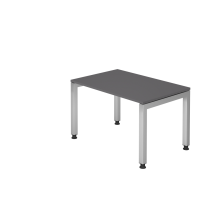 Schreibtisch U-Fuß eckig 120x80cm Graphit