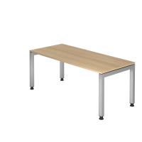 Schreibtisch U-Fuß eckig 180x80cm Eiche