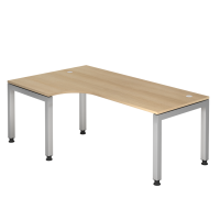Winkeltisch U-Fuß eckig 200x120cm 90&de