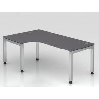 Winkeltisch U-Fu&szlig; eckig 200x120cm...