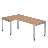 Winkeltisch U-Fuß eckig 200x120cm 90&de
