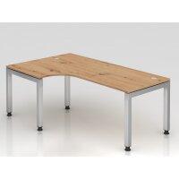 Winkeltisch U-Fu&szlig; eckig 200x120cm...