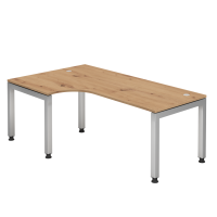 Winkeltisch U-Fuß eckig 200x120cm 90&de