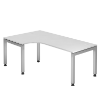 Winkeltisch U-Fuß eckig 200x120cm 90&de