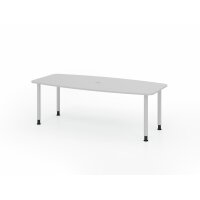 Konferenztisch 220cm/4 Rundrohrfü&s gallery