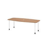 Konferenztisch 220cm/4 Rundrohrf&uuml;&szlig;e...