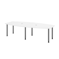 Konferenztisch 280cm/6 Rundrohrfü&s gallery