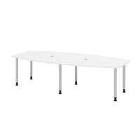 Konferenztisch 280cm/6 Rundrohrfü&s gallery
