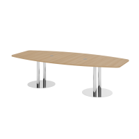 Konferenztisch 280cm Säulenfuß, Ei