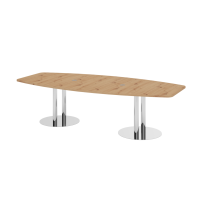 Konferenztisch 280cm Säulenfuß, As